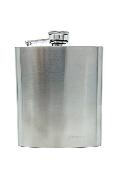 Honest Stainless Steel Pocket Flask - 7 oz
