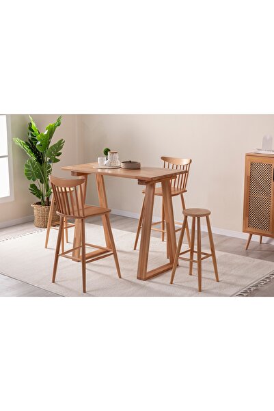 Vivense ZEUS MUTFAK BAR MASA TAKIMI, BEJ