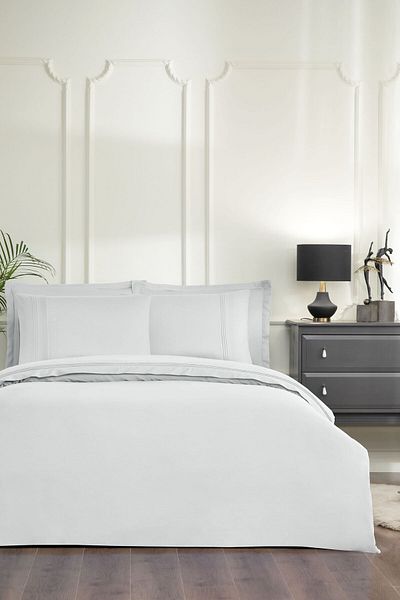 Özdilek Sadem Organic Soft Line Double Satin Duvet Cover Set