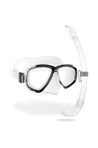 Cressi Perla Maske Mexico Şnorkel Set Clear/Black