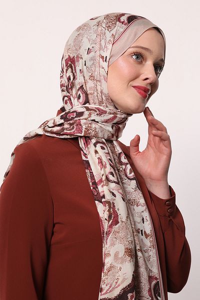 LuvenSara Patterned Silk Shawl