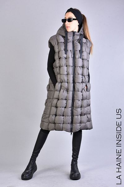 La Haine Inside Us NYLON BRAIDED VEST - LA HAINE INSIDE US - GREY, M/L