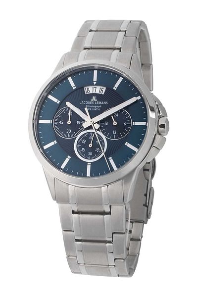 Jacques Lemans Mens Watch Jacques Lemans 1-1542I, Quartz, 42mm, 10ATM