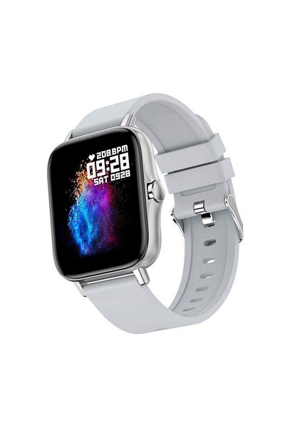 SIKS Smartwatch, Thermometer, Oxygen Saturation, Heart Rate, Blood Pressure, Ios/android, Silver