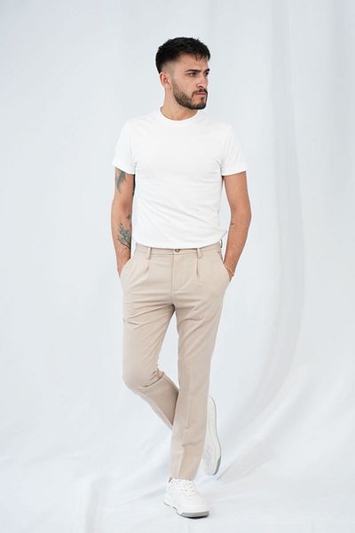 EXAGON AMARAN PANTS - XAGON - BEIGE, 52
