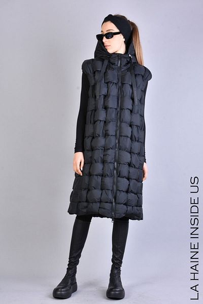 La Haine Inside Us NYLON BRAIDED VEST - LA HAINE INSIDE US - BLACK, M/L