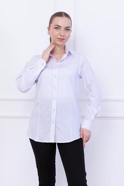 FİDEY Women's Shirt Top Button Satin