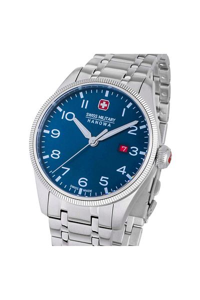 SWISS MILITARY HANOWA Mens Watch Swiss Military SMWGH0000802, Quartz, 43mm, 10ATM
