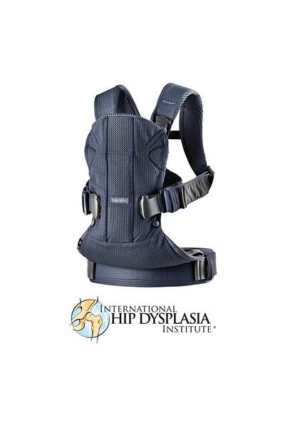 BabyBjörn BabyBjorn - Anatomical Baby Carrier One, 0-15 kg, birth-3 years, with multiple positions, Blue