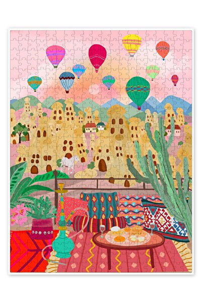 Jeronkarji Kapadokya 500 Parça Puzzle Yapboz Mutfak Temalı Yetişkinler için