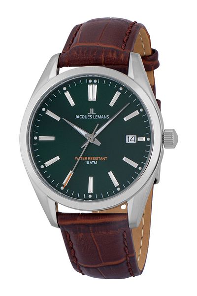 Jacques Lemans Ανδρικό Ρολόι 1-1859d, Quartz, 40mm, 10atm