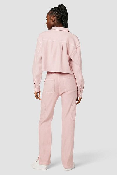 Hudson Drawstring Cargo Straight Pants - - Pink, 29