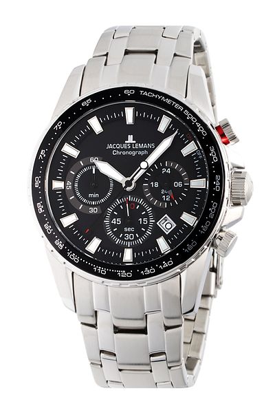 Jacques Lemans Ανδρικό Ρολόι Jacques Lemans 1-2099D, Quartz, 42mm, 10ATM