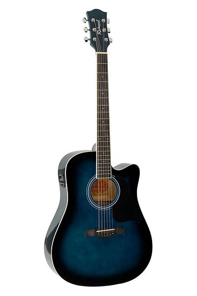 Richwood RD12CEBS, electro acoustic guitar, active EQ, tuner, natural finish