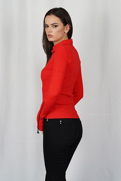 Patrizia Pepe TOP CURPT CU FERMOAR - PATRIZIA PEPE - ALBASTRU, M