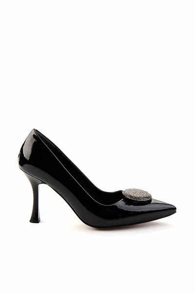 Bambi Black Women's Classic Heeled Shoes K01015010108