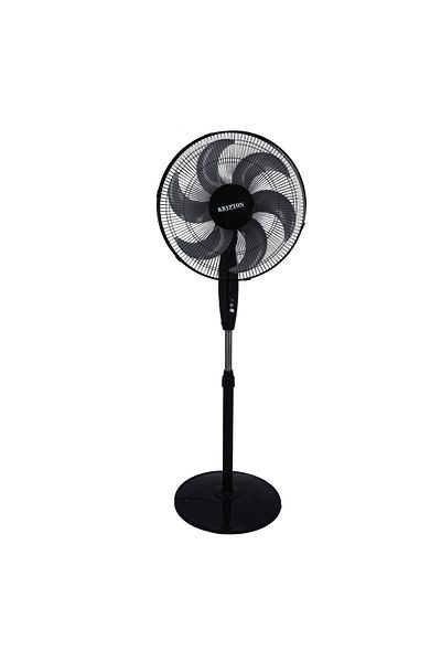 KRYPTON 16 inch Stand Fan - 3 Speed | 6 Leaf Blade | with Safety Grill | Adjustable Height