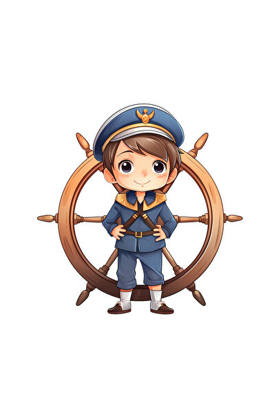 INOVATIX Set de 8 autocolante, Sailor Boy Nobuko, INOVATIX®. 6 cm