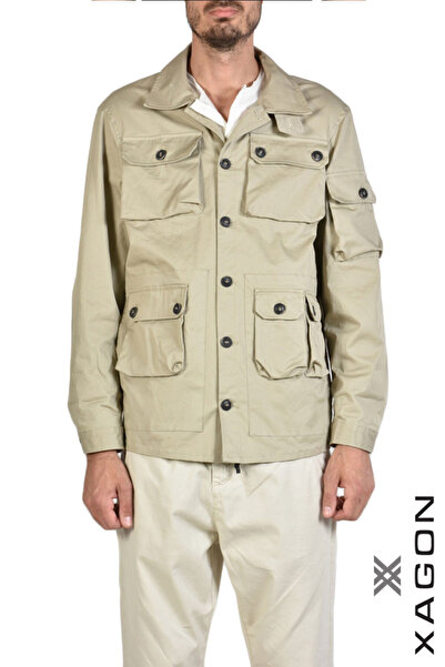 EXAGON SAFARI JACKET - XAGON - BEIGE, M