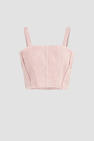 Hudson CORSET TOP - - PINK, L