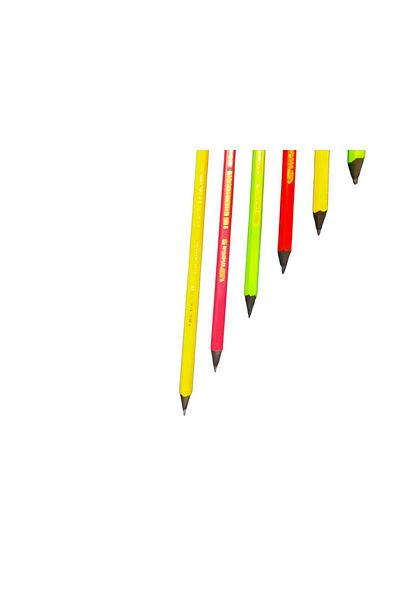 Bic Evolution Fluo Pencil 6 Pcs
