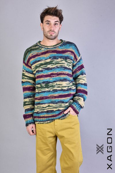 EXAGON WOOL SWEATER - XAGON - MULTICOLOR, XL
