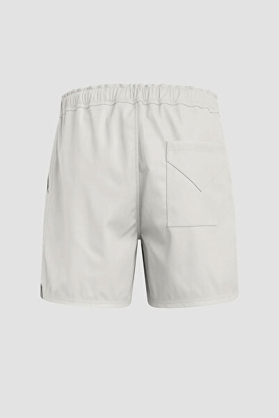 Hudson VEGAN LEATHER BERMUDA - - GRAY, 36