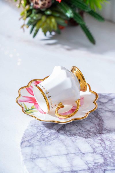 ACAR Sofia Dua Coffee Cup Set for 2 People - 90 ml