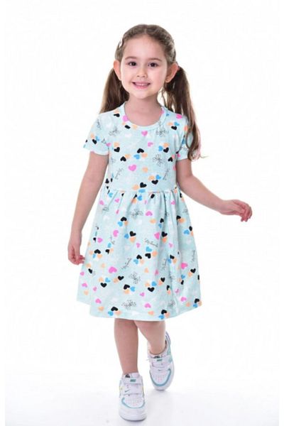 Burliva Summer Short Sleeve Girl's Printed Dress