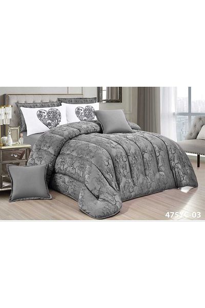 Moon Double bed sheet with a floral pattern, reversible design, to give you a refreshing summer with microfiber materials, size 230*250 cm