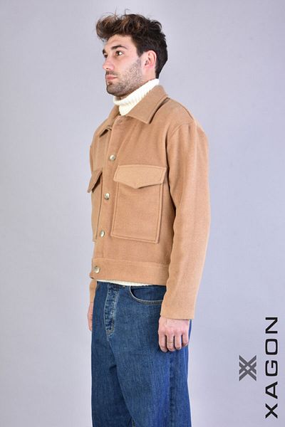 EXAGON CASUAL JACKET PANNO - XAGON - GREY, XXL