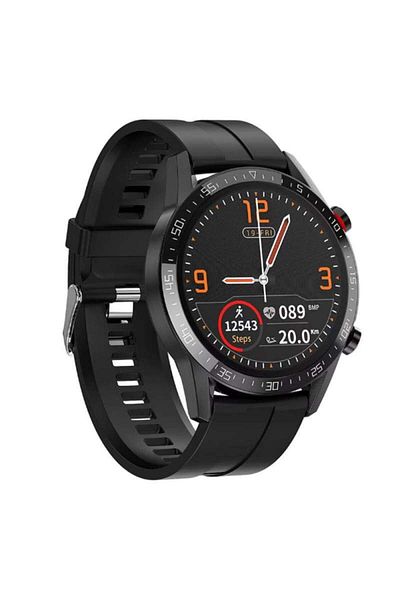 SIKS Smartwatch, Smart, Full Touch, Fitness, Sports, Waterproof, Sleep Monitoring, L13, Black