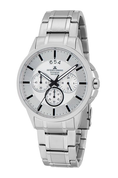 Jacques Lemans Mens Watch Jacques Lemans 1-1542P, Quartz, 42mm, 10ATM