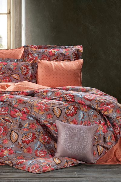 ZEBRA CASA Turin 7 Piece Double Silk Duvet Cover Set