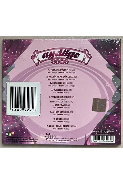 Plakevi İzmir Aydilge Sobe Cd (Zero Original Period Printing Cd in Gelatin)