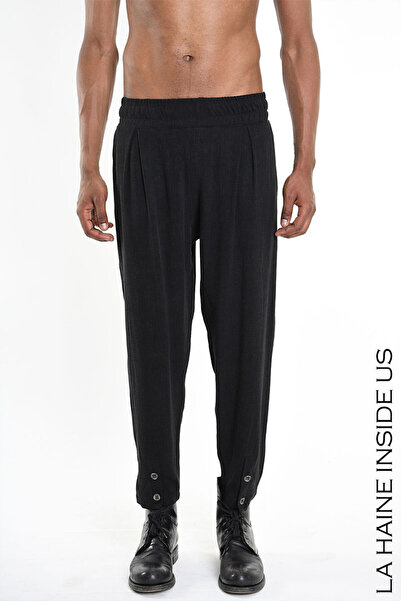 La Haine Inside Us PANTALONI CROIALĂ REGULARĂ - - L, NEGRU