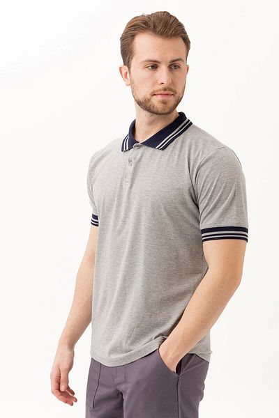 Kardelen İş Elbiseleri Hornet Polo T-Shirt - Men's Polo T-Shirt with Stripe Collar and Sleeve Detail Stylish Design