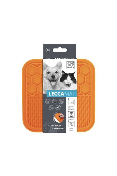 M-PETS M-Pets Lecca Food Mat - Orange Medium