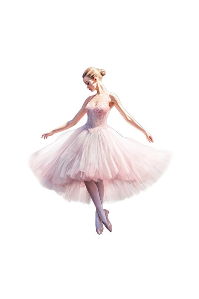 INOVATIX Set de 8 piese, Balerină cu autocolant tutu, INOVATIX®. 6 cm