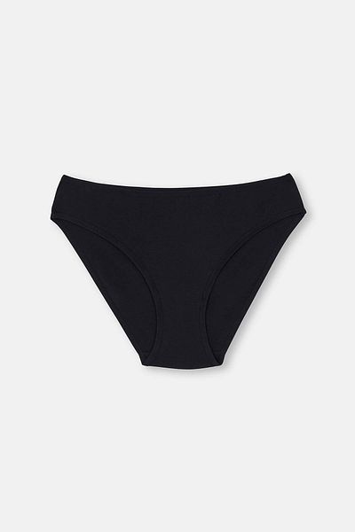 Dagi Black-White-Tan 3-Piece Classic Women's Slip Panties