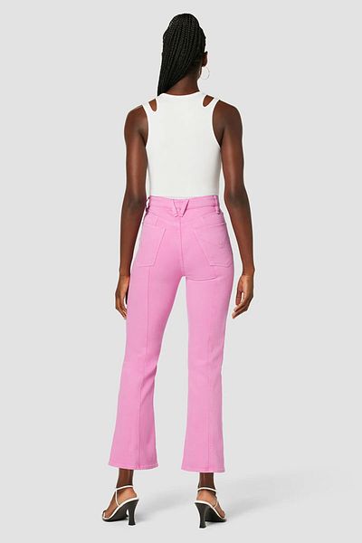 Hudson Faye Ultra High-rise Boot Crop Jeans - - Pink, 25