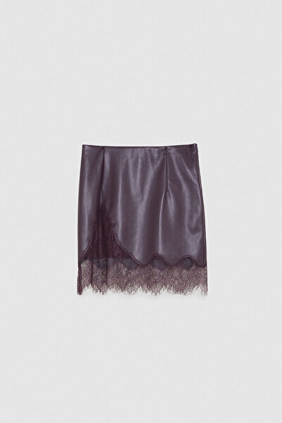 Patrizia Pepe FUSTA INSERT DANTELA - PATRIZIA PEPE - MOV, 42