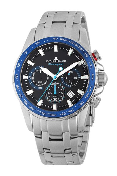 Jacques Lemans Ανδρικό Ρολόι Jacques Lemans 1-2099E, Quartz, 42mm, 10ATM