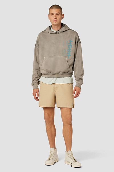 Hudson RIPSTOP BERMUDA - HUDSON - BEIGE, 38