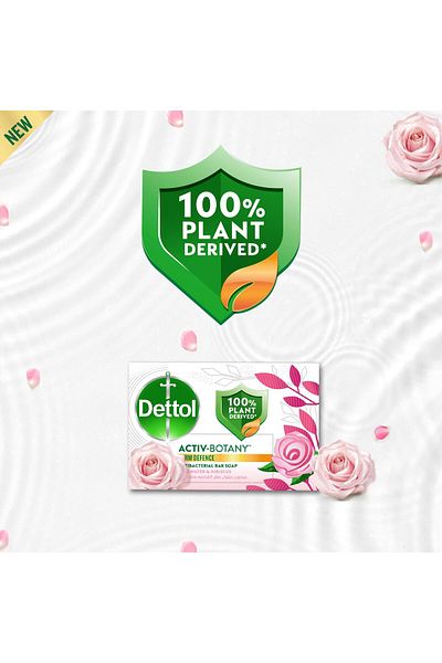 Dettol Activ-Botany Anti-Bacterial Bar Soap Rosewater & Hibiscus Scent Value Pack