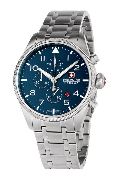 SWISS MILITARY HANOWA Mens Watch Swiss Military SMWGI0000403, Quartz, 43mm, 10ATM