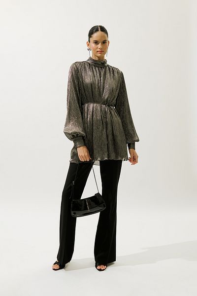 Manuka Shiny Tunic with Volan Gold
