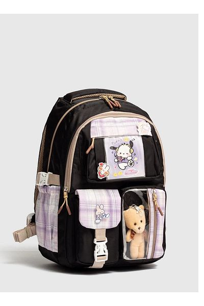 SYG Rucsac de școală din 3 piese cu cadou Accesorii în stil coreean pentru relaxare-Hrănire termică-Suport stilou 13SYG95