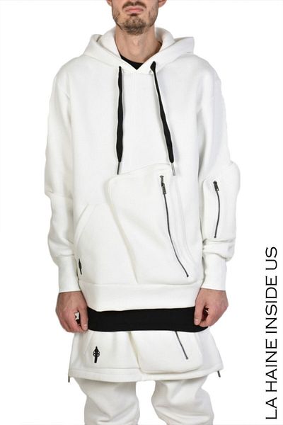 La Haine Inside Us THEDOOR SWEATSHIRT - LA HAINE INSIDE US - WHITE, XXL