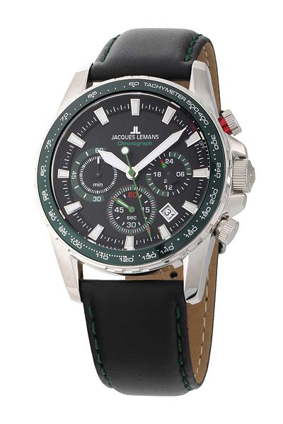 Jacques Lemans Ανδρικό Ρολόι Jacques Lemans 1-2099C, Quartz, 42mm, 10ATM